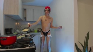 cocinando al estilo mas sensual ,modo chef caliente
