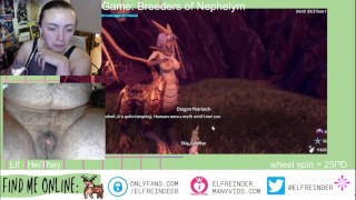 Monster Futa Fucking Video Game – Horny FTM rubs pussy to 3D fucking