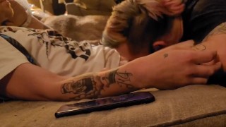 Straight Thug Gets Big White Cock Sucked While Blindfolded – JohnnyTrigger