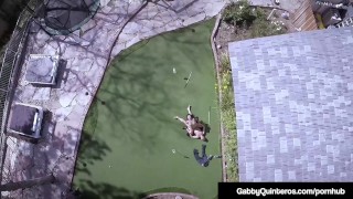 Mexican Milf Gabby Quinteros Fucked! Hole In One!